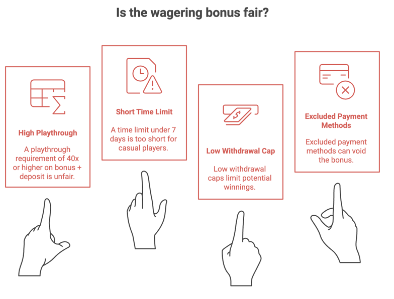 fair bonusThe Red Flags of Unfair Requirements