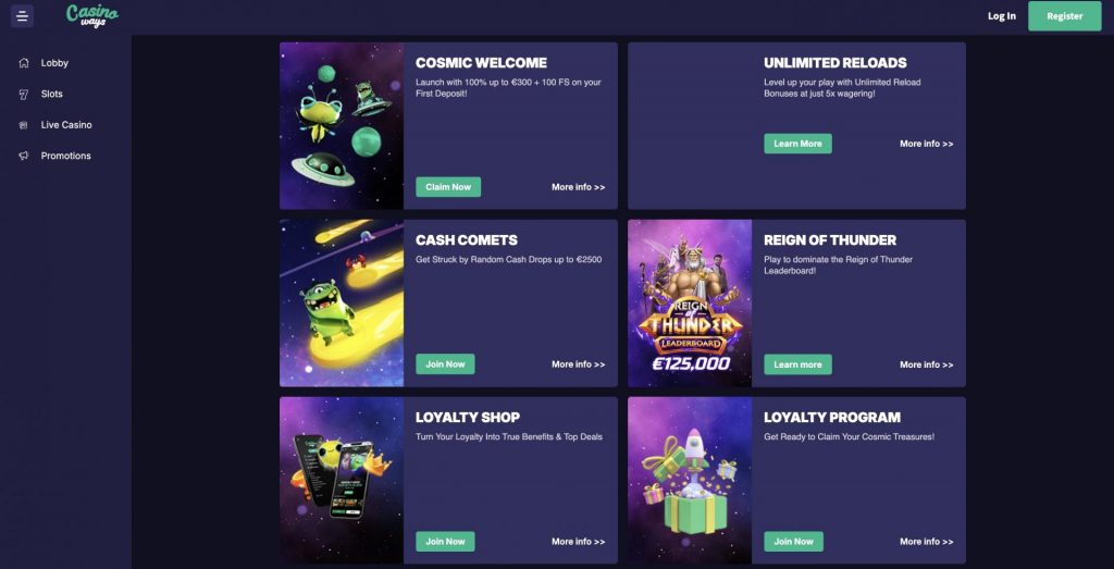 Casinoways Promotions