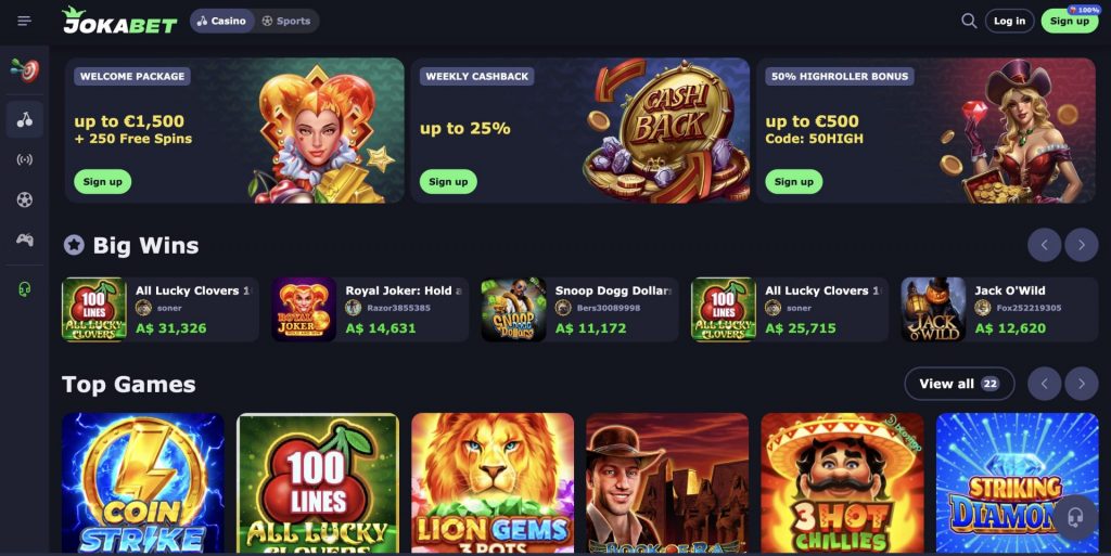 Jokabet Casino Official Site