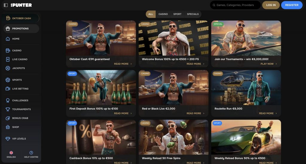 MrPunter Casino Bonuses