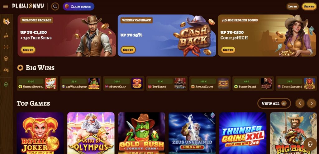 Playjonny Casino Official Site