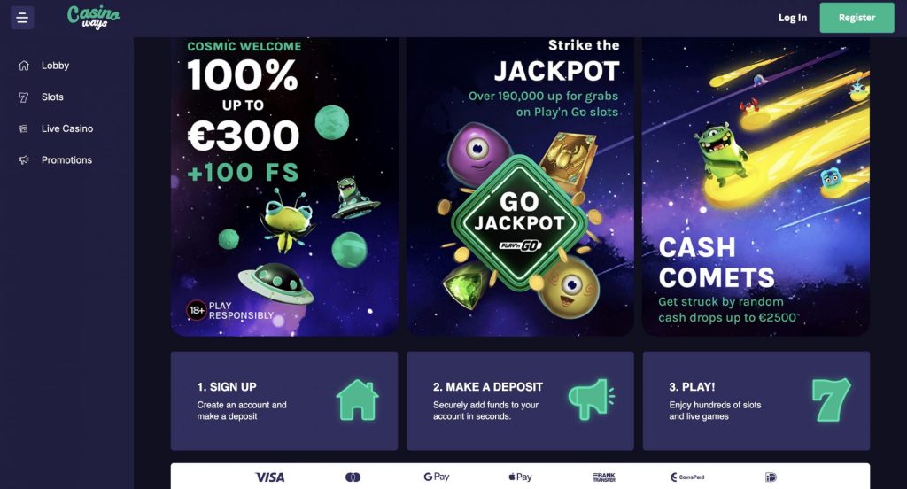 Welcome Bonus Casinoways