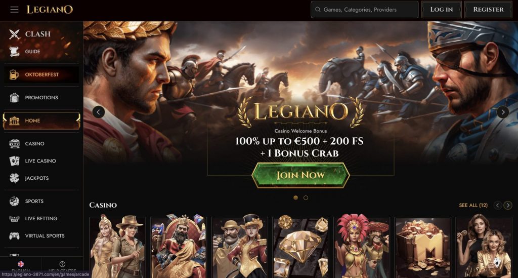 Legiano: Online Casino