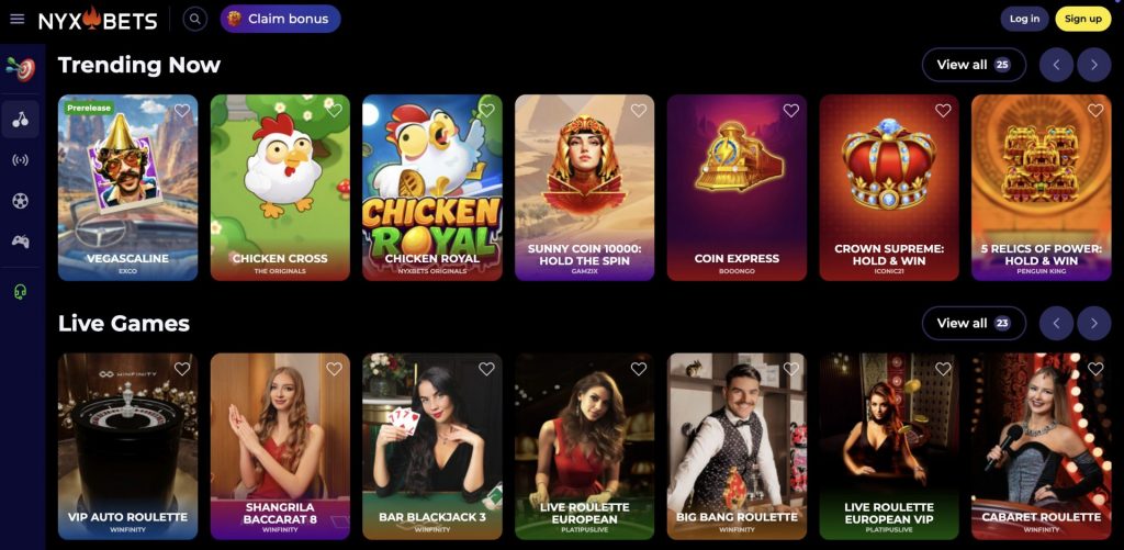 Nyxbets Online Casino