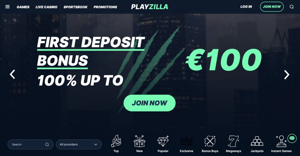 PlayZilla: A Online Casino