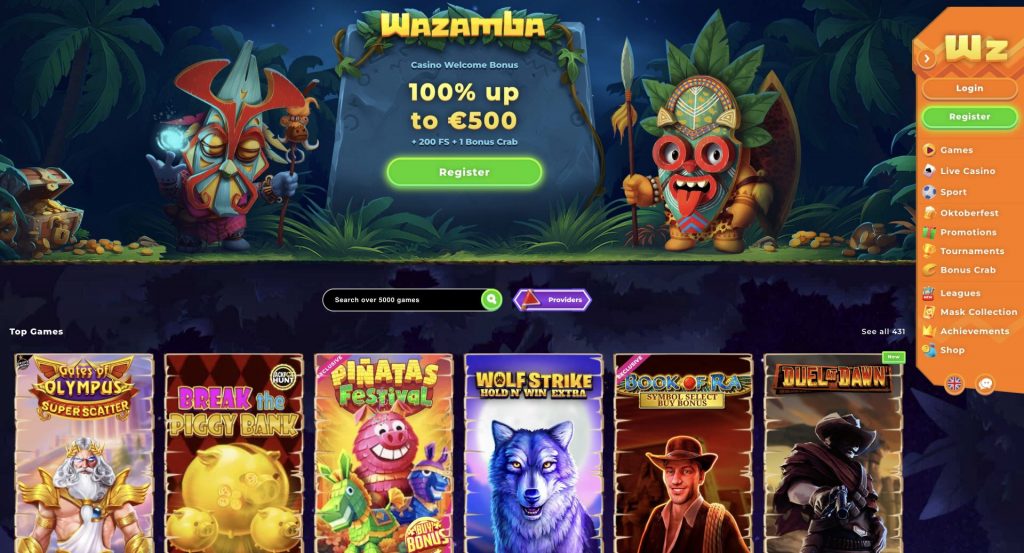 Wazamba Online Casino
