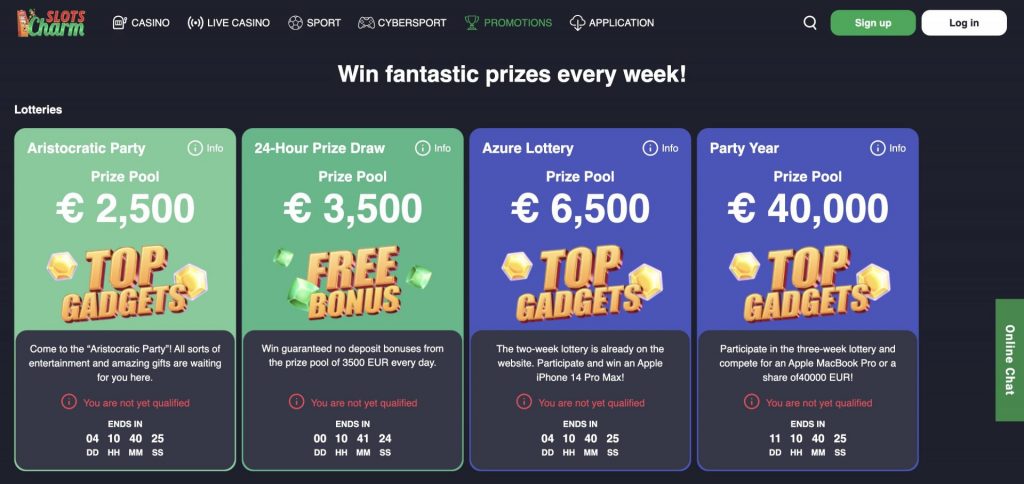 slotscharm promotion